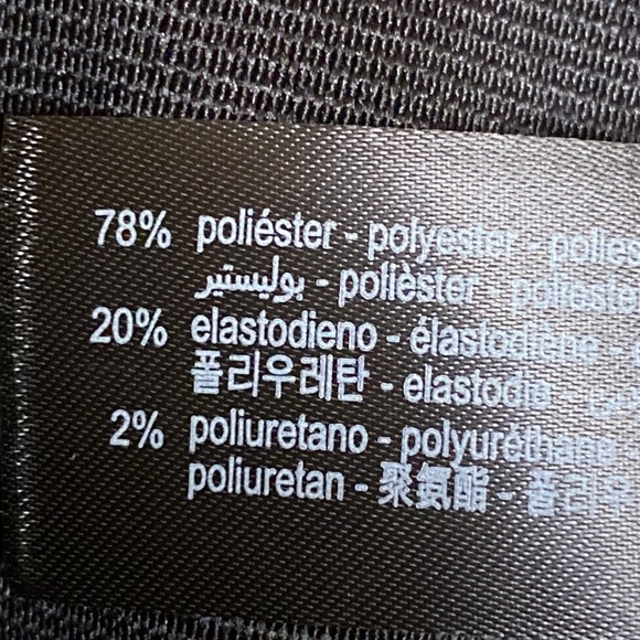 🌹NWT. Zara Black/Golden Elastic Belt with Braided Metal Appliqué. Size 30 - Picture 7 of 9